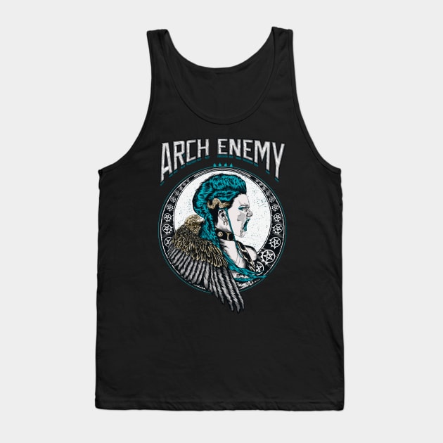 Arch enemy Illustration Tank Top by jhony-caballero-store